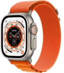 Apple Watch Ultra, 49 мм, Orange Alpine Loop